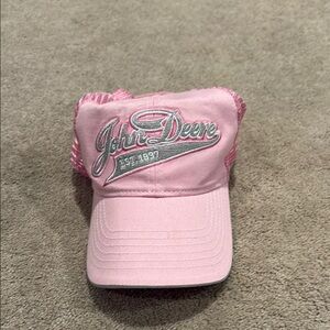 John Deere Pink Kids Cap